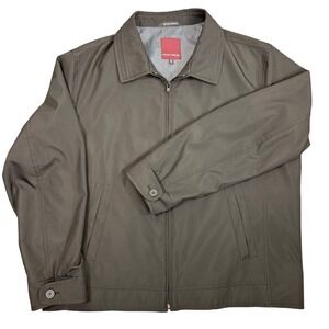 MAC MOR Mens XL Black Lightweight Full Zip Jacket Made in Canada